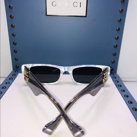 Gucci Eyewear GG0516S 002 rectangular-frame sunglasses - Picture 4 of 10